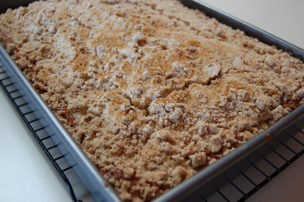 Coffee Cake with Cinnamon Streusel