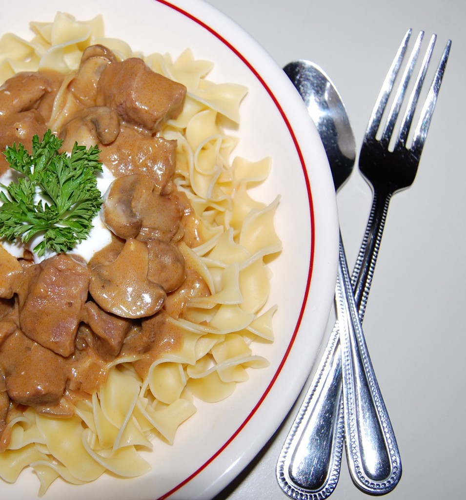 Slow Cooker Beef Stroganoff