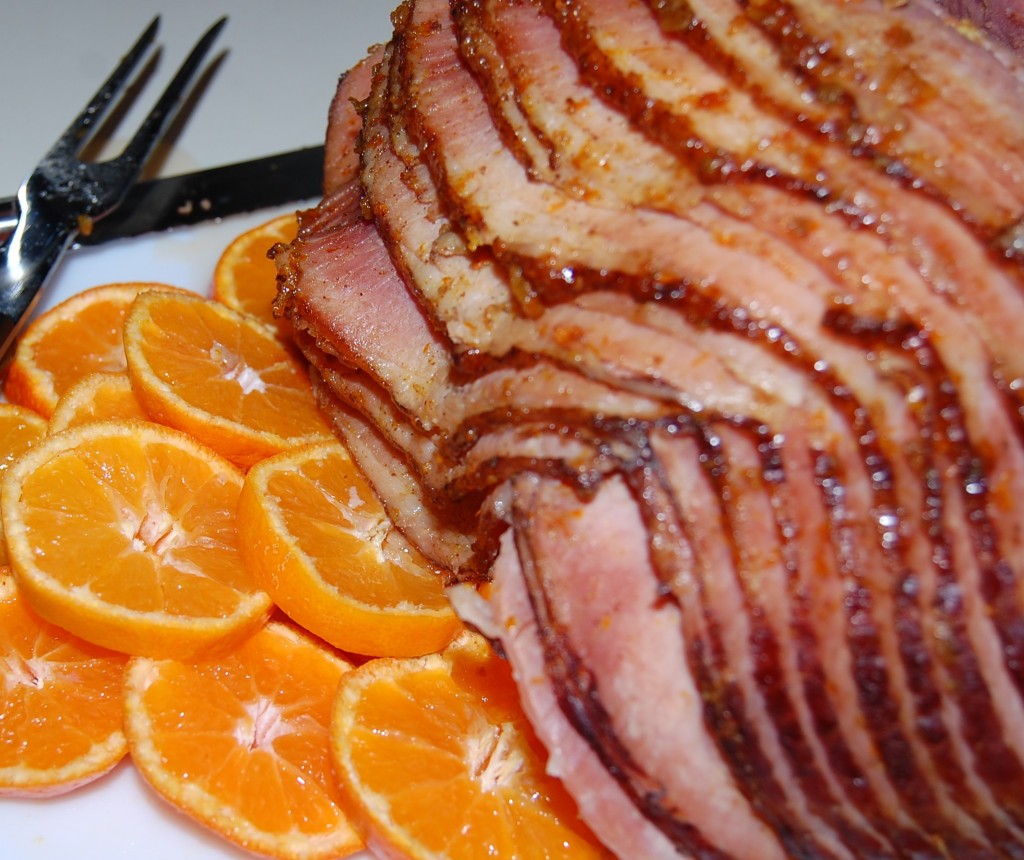 Ham with Pineapple-Orange Dijon Glaze 