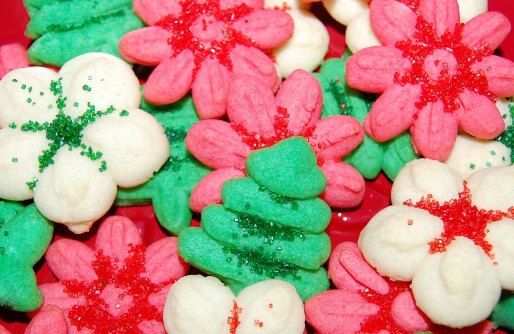 Holiday Spritz Cookies