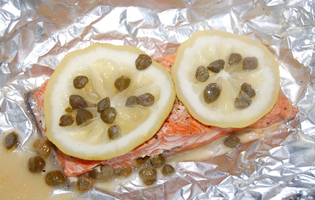 Lemon Caper Salmon 