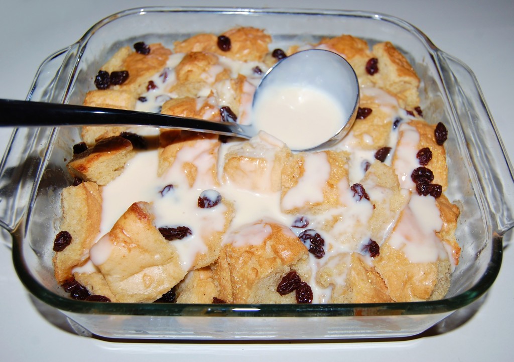 Louisiana Bread Pudding with Whiskey Sauce