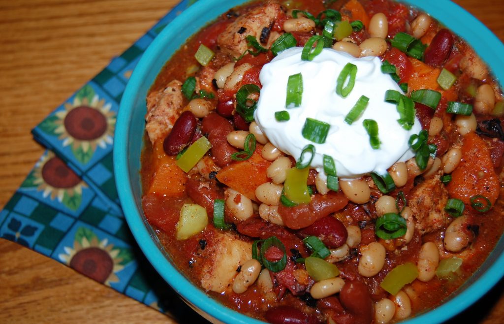 Slow Cooker Chicken Chili 