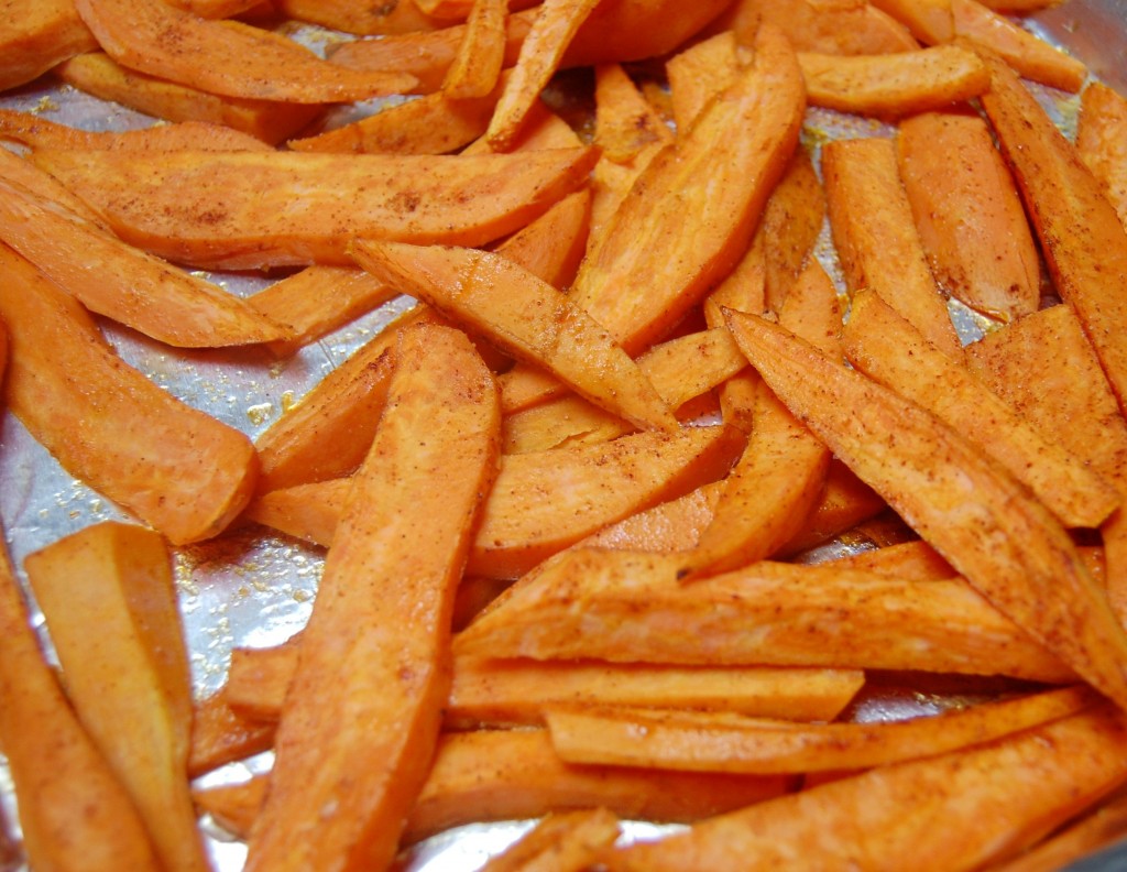 Spicy Sweet Potato Fries 