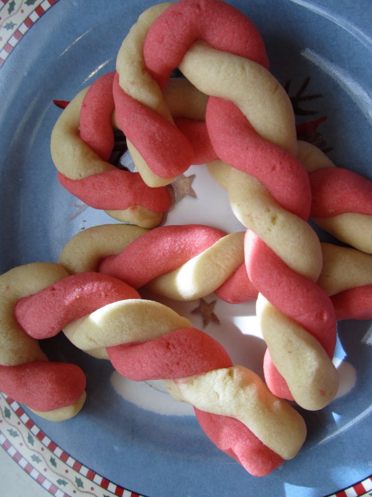 Candy Cane Cookies 