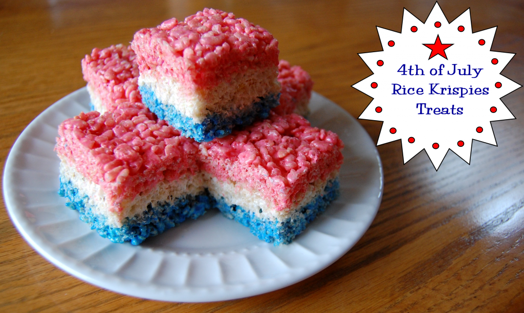 4th of July Rice Krispies Treats