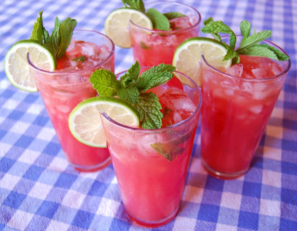 Watermelon Mojitos