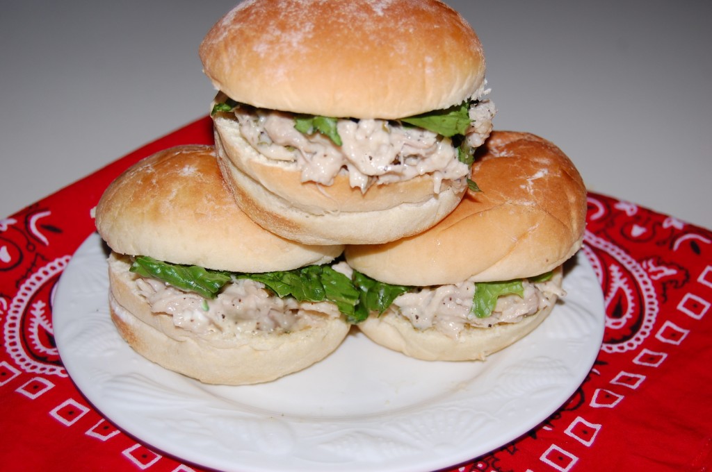 Slow Cooker Chicken Caesar Sliders