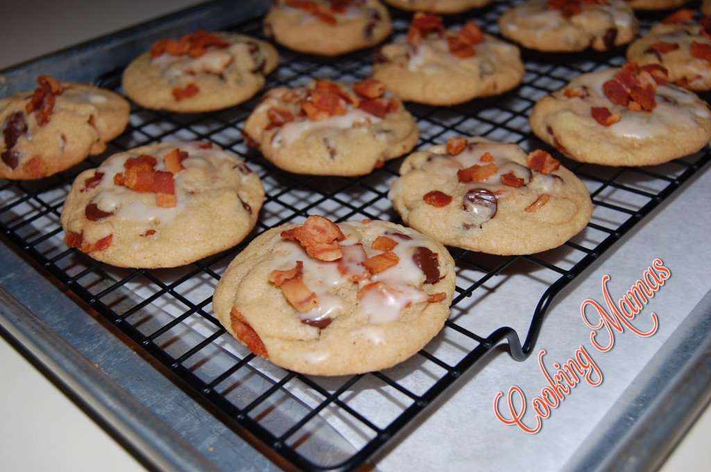 BaconChocolateChipCookiesWithMapleGlaze