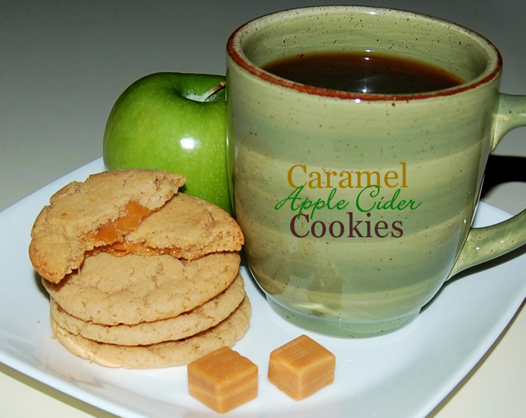 Caramel Apple Cider Cookies 