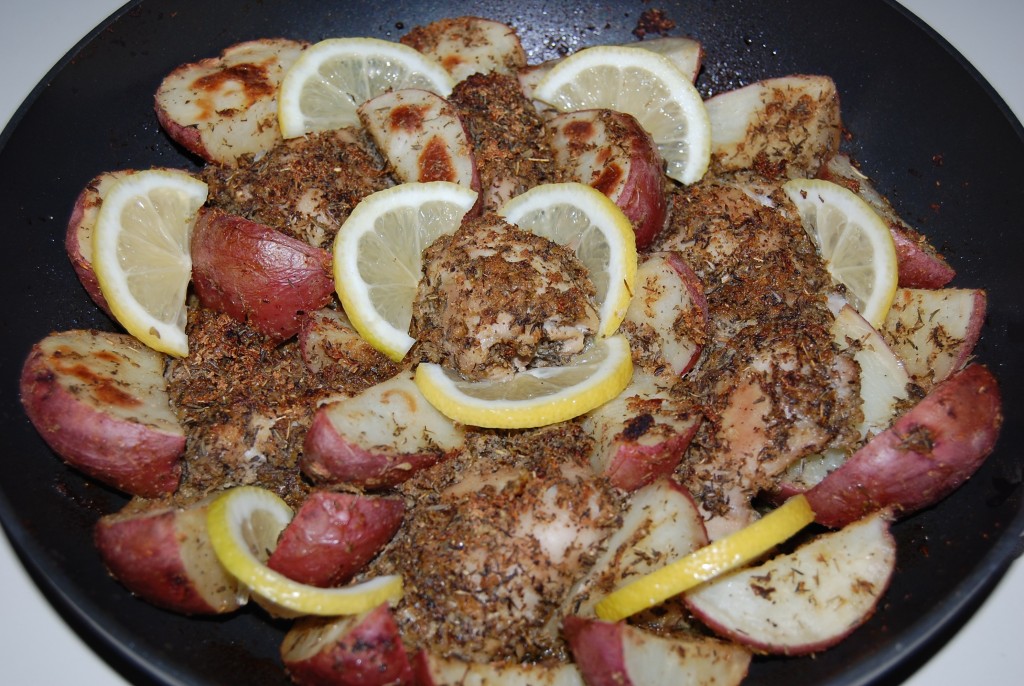 Greek Lemon Chicken with Potatoes