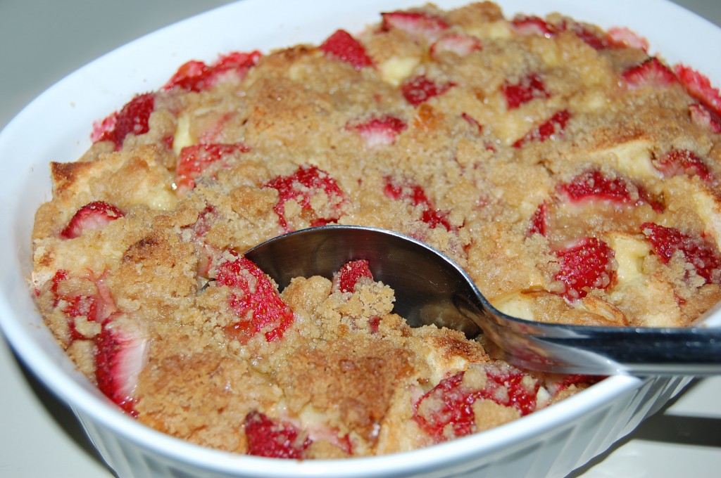 Overnight Strawberry French Toast Casserole