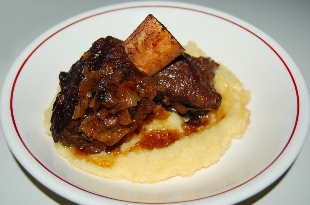 Braised Short Ribs with Polenta