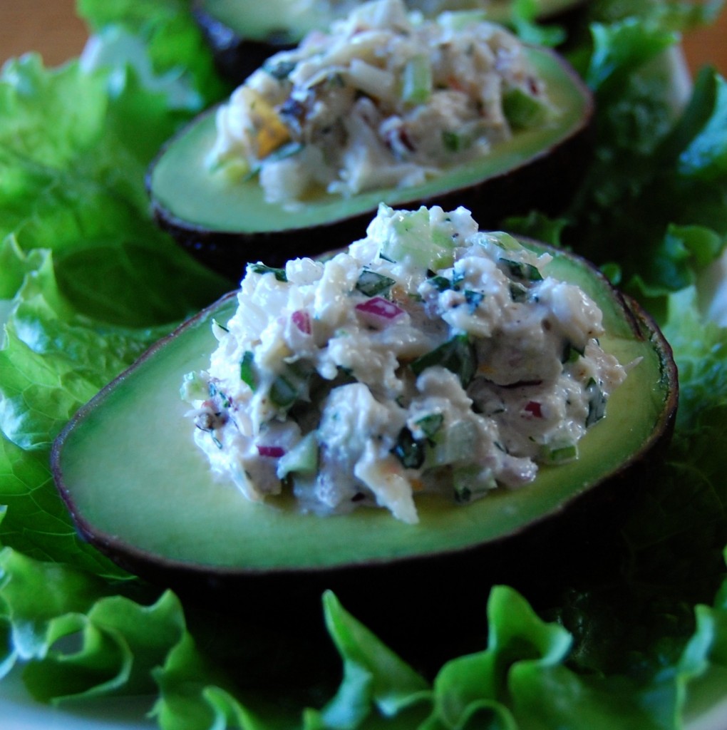 Avocados Stuffed with Dungeness Crab Salad 