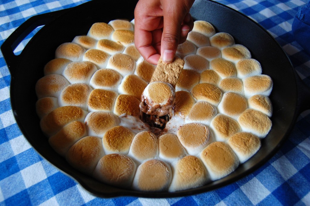 Peanut Butter Cup Smores Dip