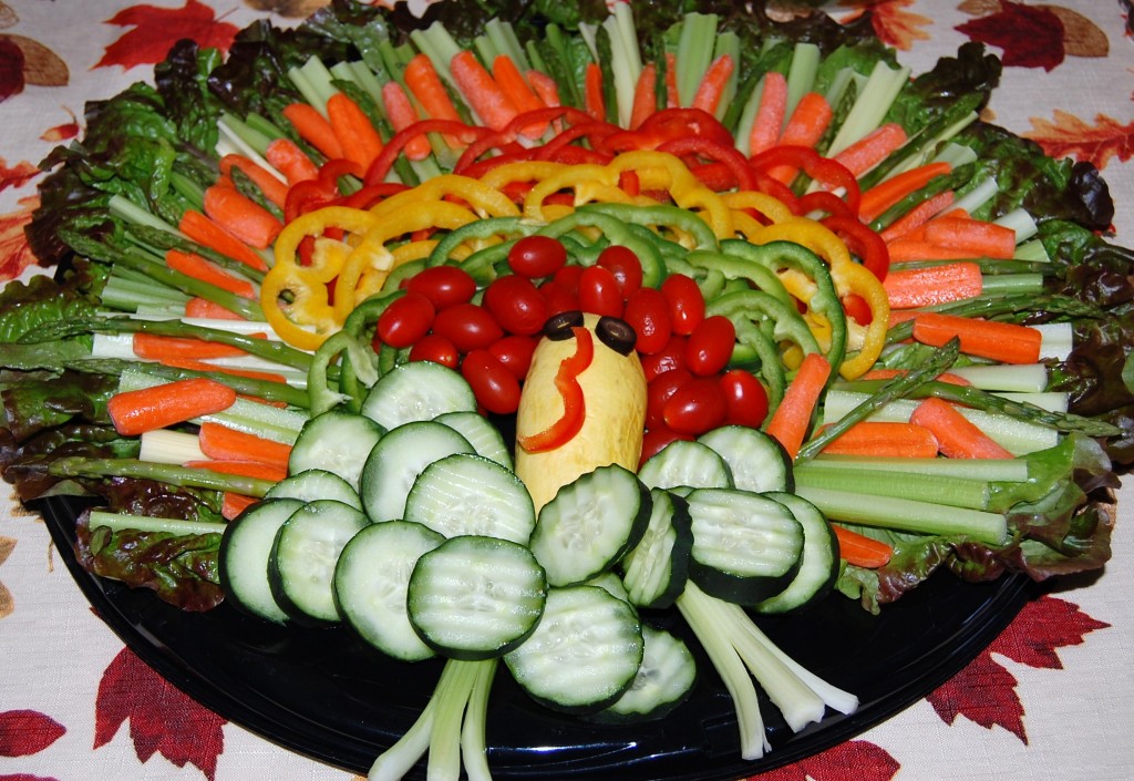 Lynne's Turkey Veggie Platter