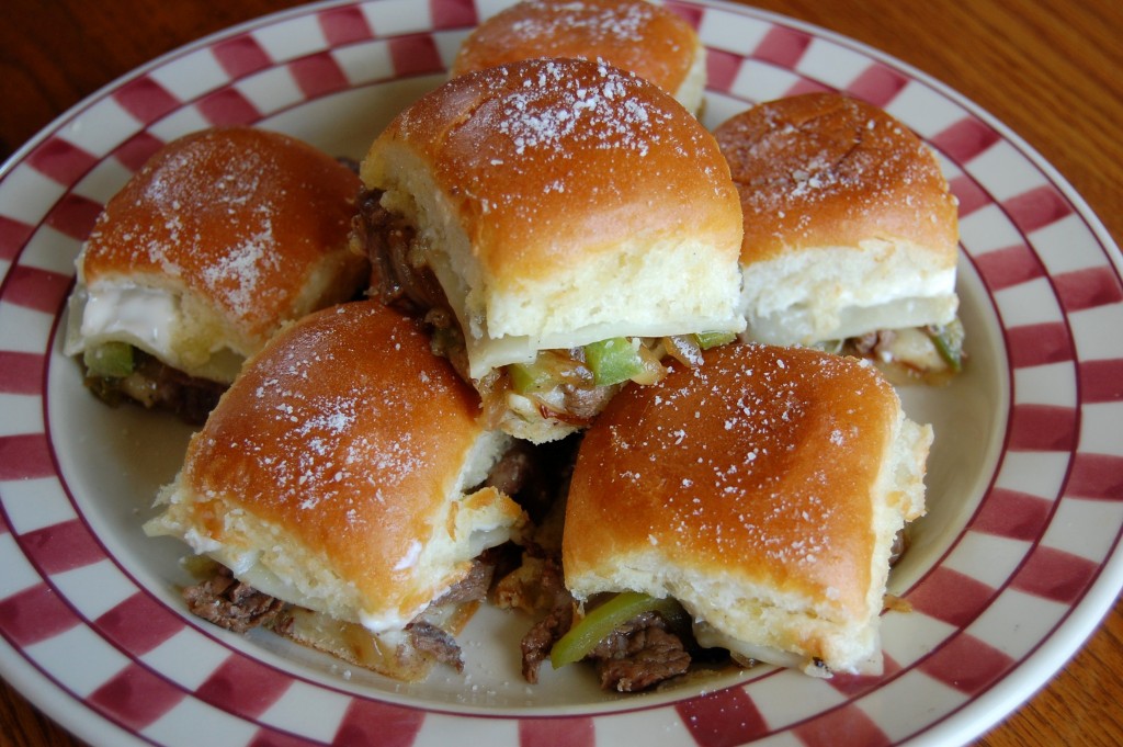 Philly Cheesesteak Sliders 