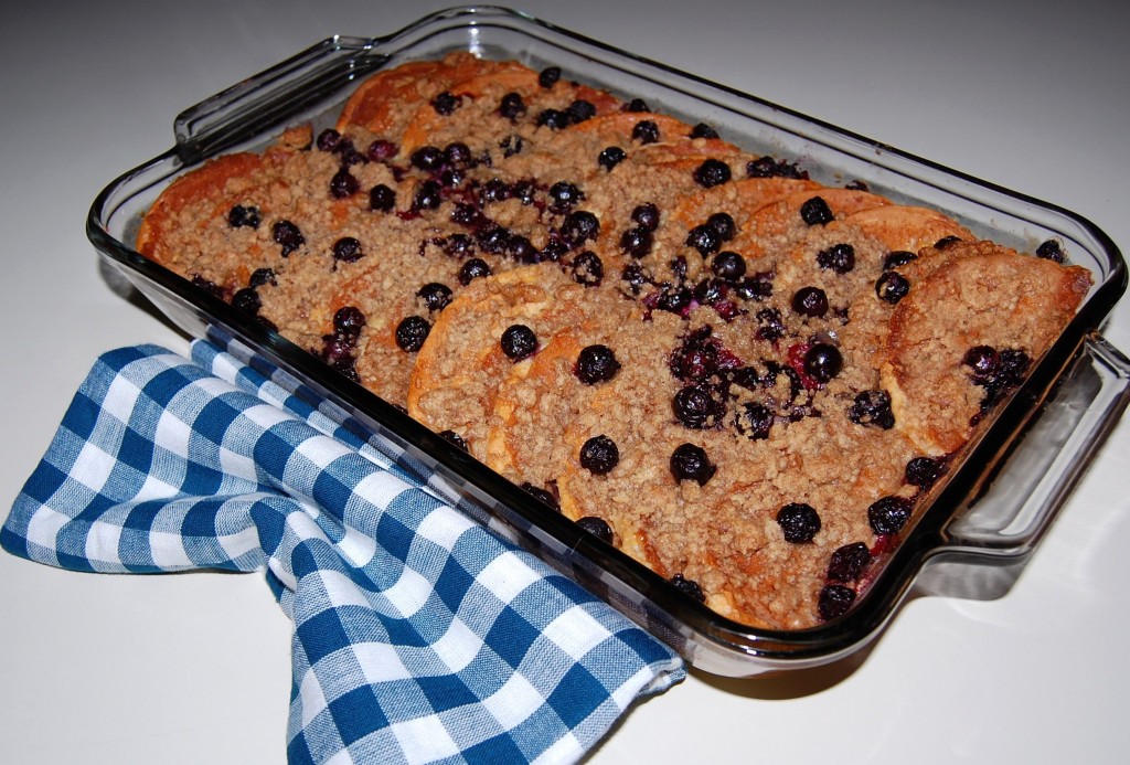 Blueberry Pancake Casserole