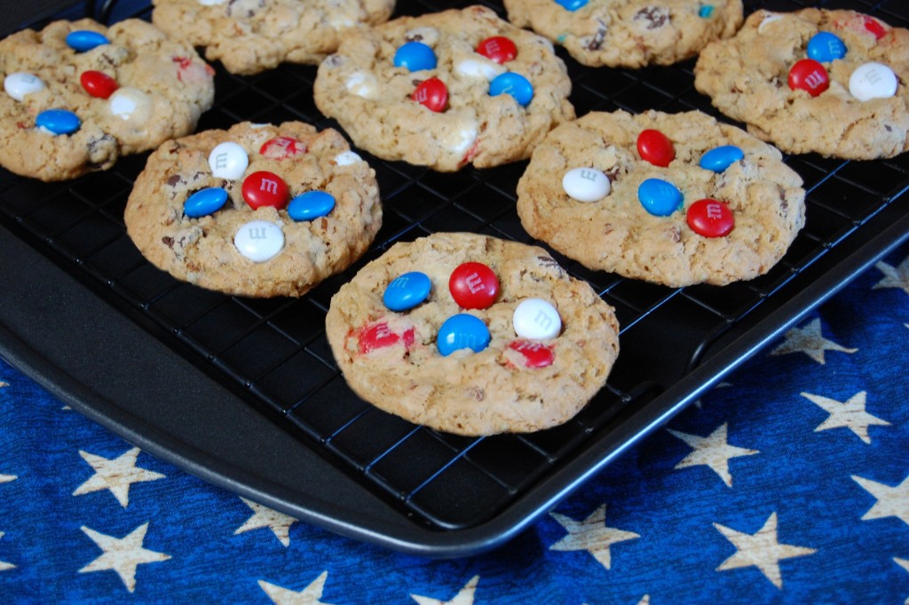 Red White Blue Cowboy Cookies