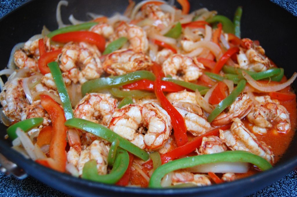 Shrimp Fajitas