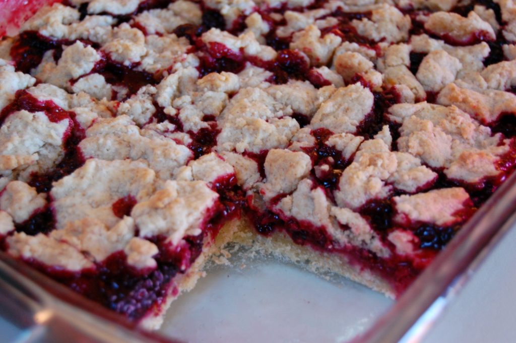 Blackberry Crumb Bars