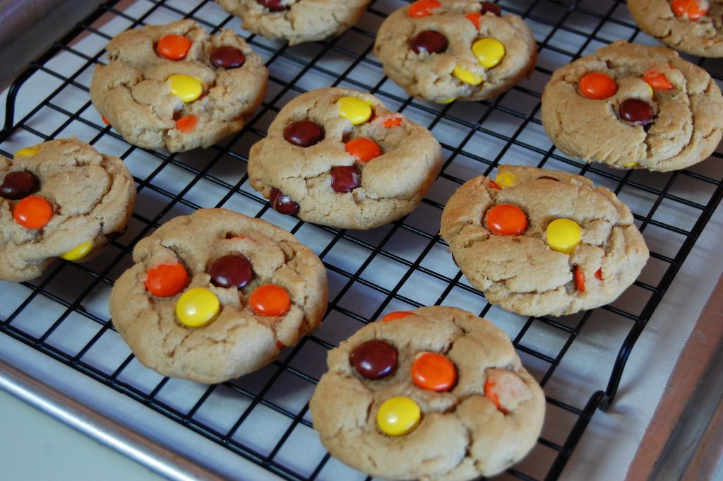 Reese's Pieces Peanut Butter Cookies 