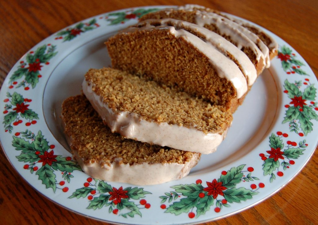 Gingerbread Loaf with Cinnamon Icing
