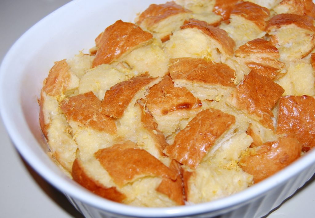 Limoncello Bread Pudding 