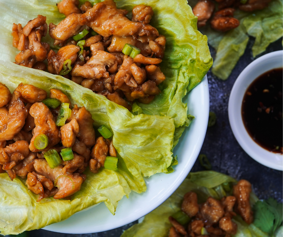 Chinese Chicken Lettuce Wraps | Cooking Mamas