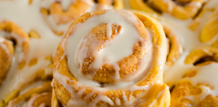 Pumpkin Cinnamon Rolls with Cream Cheese Frosting