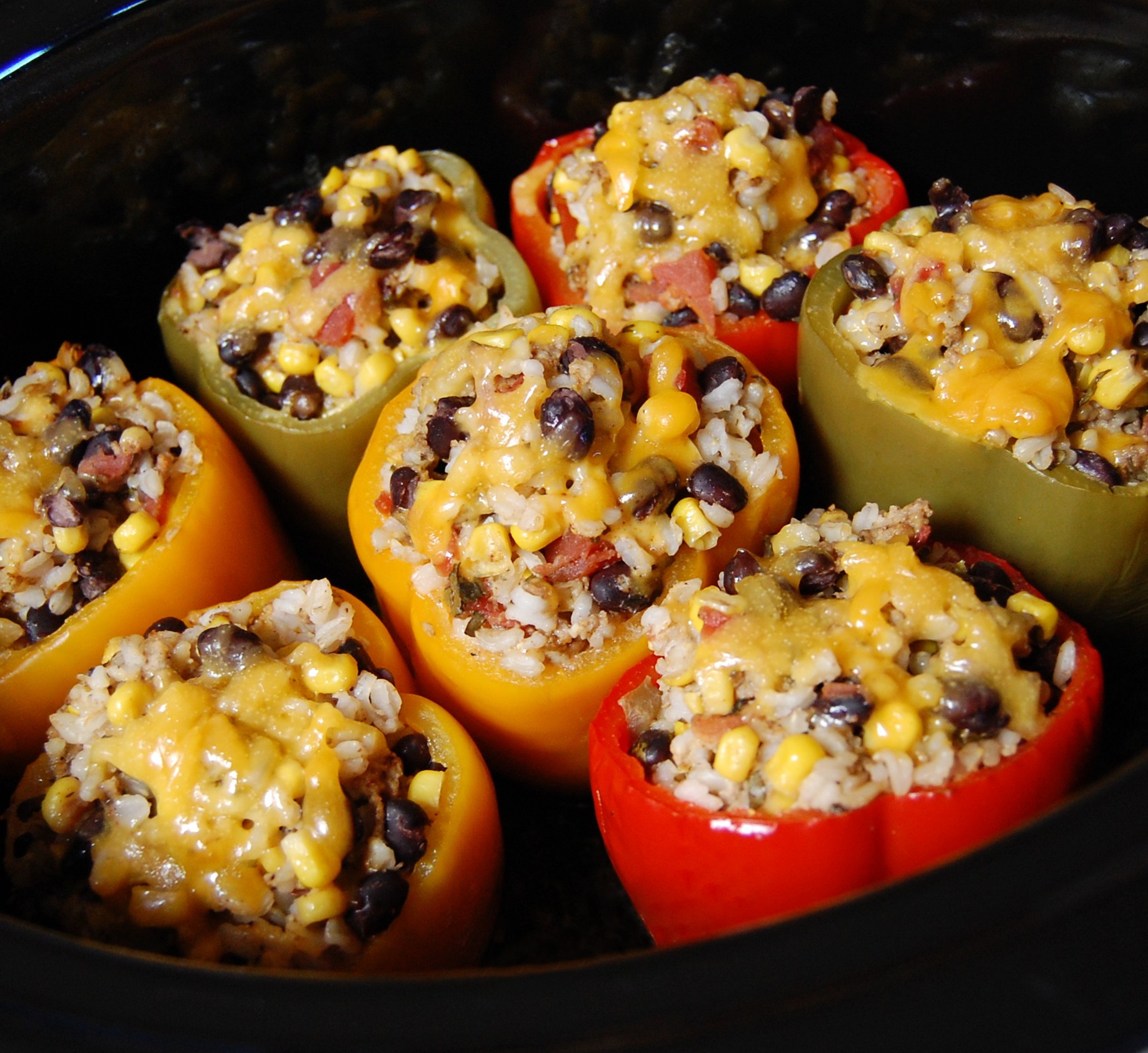 Slow Cooker Stuffed Peppers Cooking Mamas