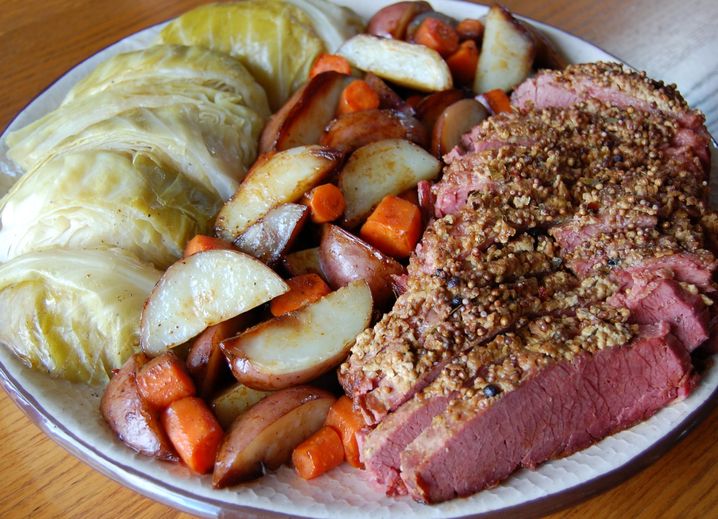 Oven Roasted Corned Beef And Cabbage Cooking Mamas