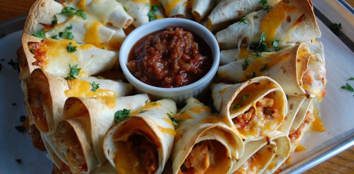 Blooming Chicken Quesadillas