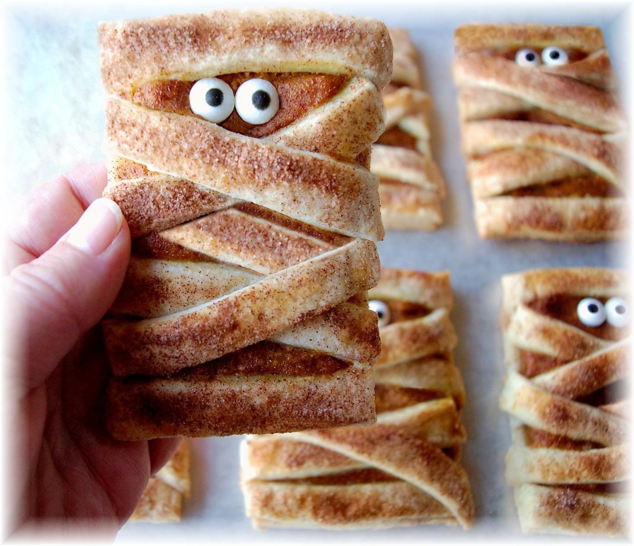 Pumpkin Mummy Hand Pies |  Cooking Mamas