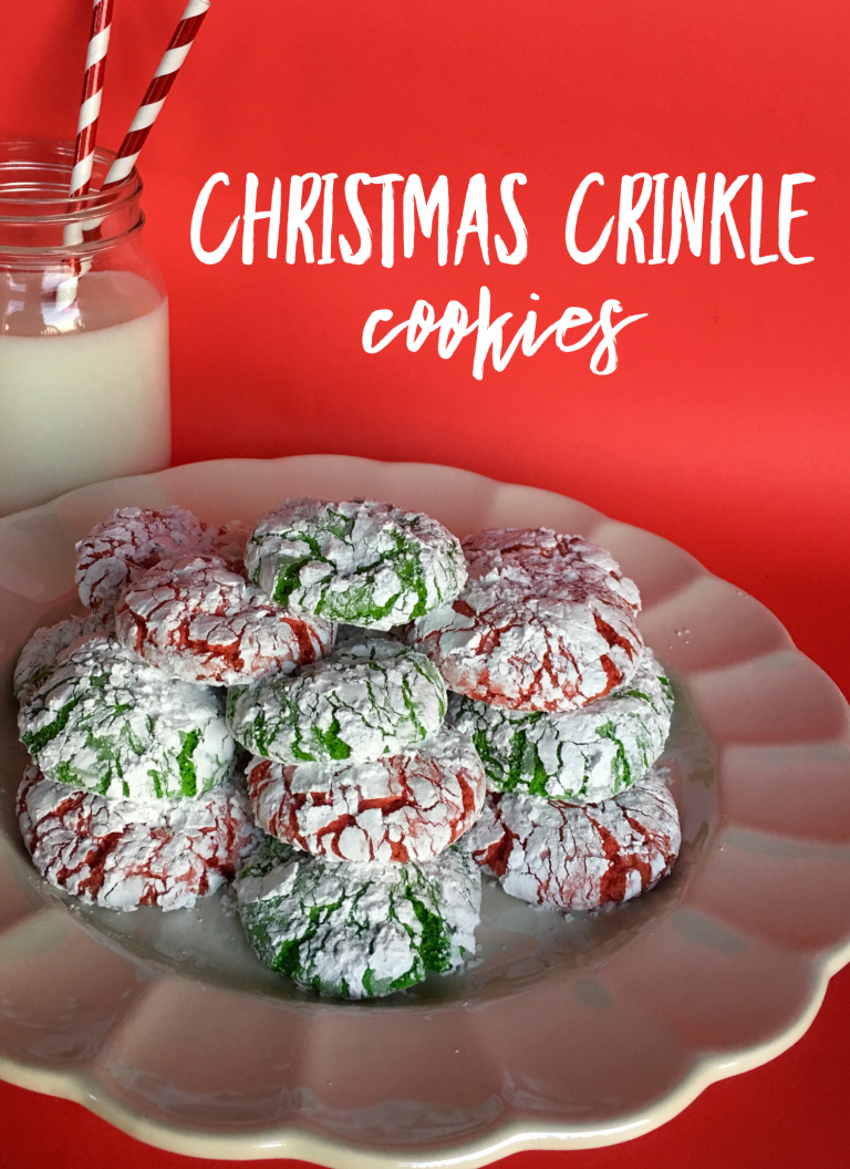 Christmas Crinkle Cookies Cooking Mamas